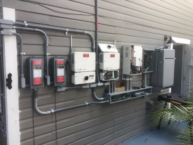 Two 10kw batteries with Two 7600 watt inverters which can run a complete house